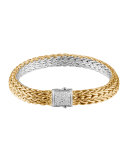 Classic Chain Gold & Silver Small Reversible Bracelet