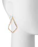 Sophee Statement Drop Earrings in Rose Gold Plate