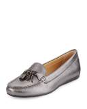 Suki Lock Charm Moccasin, Gunmetal