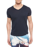 Bobby V-Neck T-Shirt, Navy