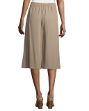 Wide-Leg Cropped Pants