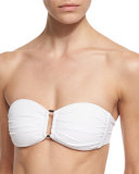 Gathered Halter Swim Top