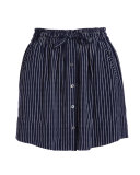 Wendolyn Striped Button-Front Skirt