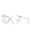 Istanbul Geometric Optical Frames, Zebra