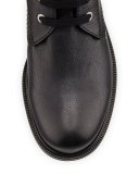 Becca Sport Leather Wedge Boot, Black