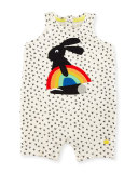 Stretch Jersey Bunny Overalls, Multicolor, Size 0-24 Months