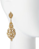 Austrian Crystal Pendant Earrings