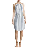 Sief Striped Silk Dress