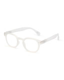 Let Me See Square Readers, White