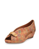 Lanner Cutout Cork Flat, Natural Floral