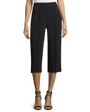 Cooke Slim-Fit Gaucho Pants, Black