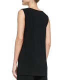 Knit Tunic/Tank, Black, Petite