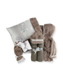 Ziggy Plush Gift Basket, Slate