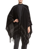 Wool-Blend Twill Graph Serape 