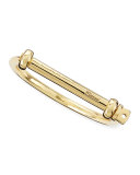 Screw Cuff Gold-Plated Bracelet