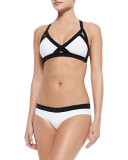 Luna Contrast Crisscross Two-Piece