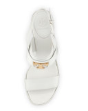 Gigi Leather Two-Band Sandal
