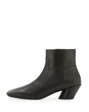 Wayio Leather 40mm Bootie, Noir