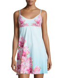 The Photo Op Floral-Print Chemise, Peony Print
