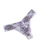 Violet Spray Signature Lace Original-Rise Thong, Multi