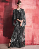 York Halter Striped Maxi Dress 