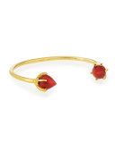 Eclipse Teardrop Wire Cuff