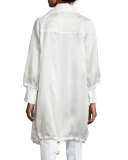 Sheer Silk Organza Jacket 