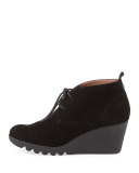 Makko Lace-Up Bootie, Black