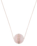 Rose Quartz Pendant Necklace