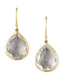 Clear Quartz Drop Earrings