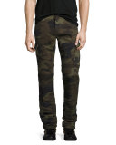 Rocco Camo-Print Cargo Pants, Green Pattern