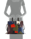 Rogue Patchwork Tote Bag, Black/Multi