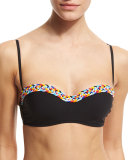 Friendship Bracelet Underwire Bandeau Swim Top