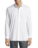 Jimi Hendrix Long-Sleeve Woven Shirt, White