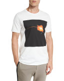 Galaxy-Print Short-Sleeve T-Shirt