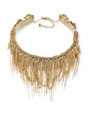 Chain Fringe Collar Necklace