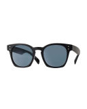 Byredo Photochromic Square Sunglasses, Matte Black
