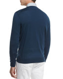 High-Performance Wool Sweater, Teal