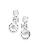 925 Rock Candy Triple-Stone Dangle Earrings in Flirt