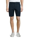 Stretch-Twill Shorts, Navy