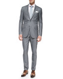 Trofeo 600 Stripe Suit, Light Gray/Pink 