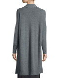 Side-Slit Cashmere-Blend Cardigan