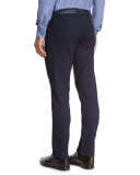 Slim-Fit Straight-Leg Jeans, Navy