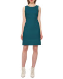 Wool Crepe Double-Hem Dress