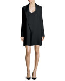 Raja V-Neck Cami Dress, Black