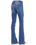 Charlize Faded Whiskered Flared Jeans