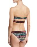 Stitch-Trim Hipster Swim Bottom, Black