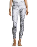 Emulate Athletic Leggings, Marble/Black