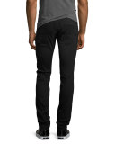 Powel Super-Slim Tapered Jeans, Black