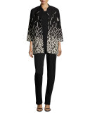 Long Wool Knit Tank, Black 